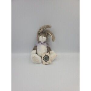 Boyds Plush #573701-06 STERLING HOPSWELL , used w/tag, 8" jointed Rabbit, Easter